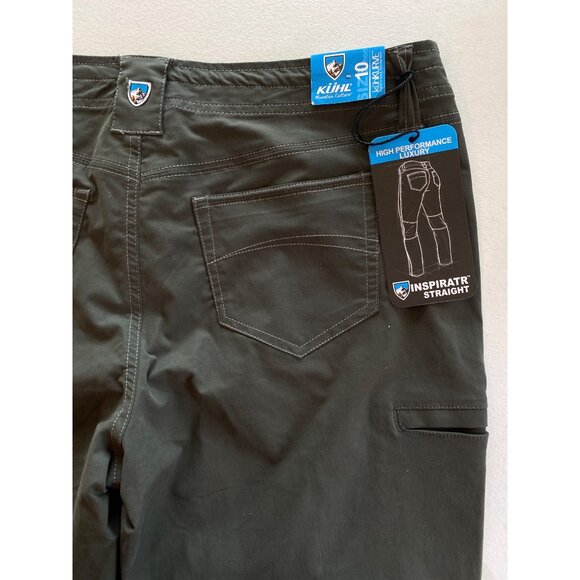 NWT Kuhl Inspiratr Straight Hiking Pants Stretch Gray Size 10 Short 30" inseam - Picture 5 of 11